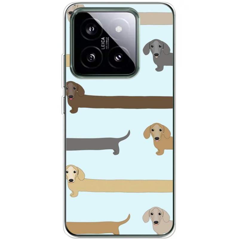 Чехол BoxFace Xiaomi 14 Pro Dachshund