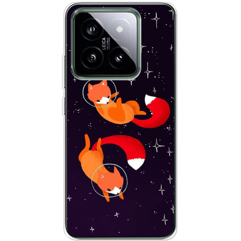 Чехол BoxFace Xiaomi 14 Pro Fox-Astronauts