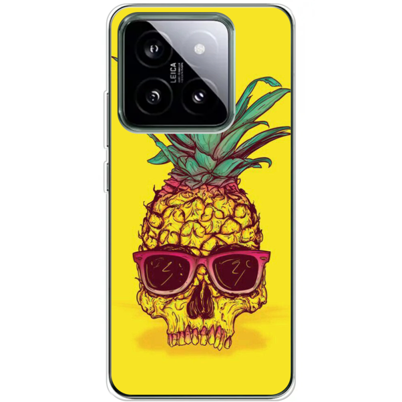 Чехол BoxFace Xiaomi 14 Pro Pineapple Skull