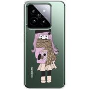 Прозрачный чехол BoxFace Xiaomi 14 Pro Winter Morning Girl