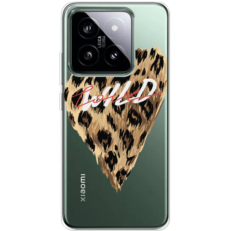 Прозрачный чехол BoxFace Xiaomi 14 Pro Wild Love