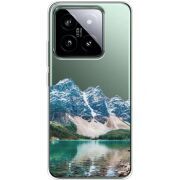 Прозрачный чехол BoxFace Xiaomi 14 Pro Blue Mountain