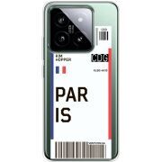 Прозрачный чехол BoxFace Xiaomi 14 Pro Ticket Paris