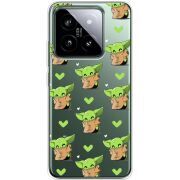 Прозрачный чехол BoxFace Xiaomi 14 Pro Pattern Baby Yoda