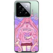Прозрачный чехол BoxFace Xiaomi 14 Pro Wiked Lady