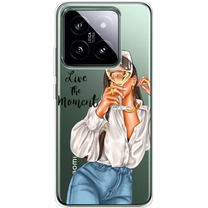 Прозрачный чехол BoxFace Xiaomi 14 Pro Live The Moment