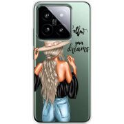 Прозрачный чехол BoxFace Xiaomi 14 Pro Follow Your Dreams