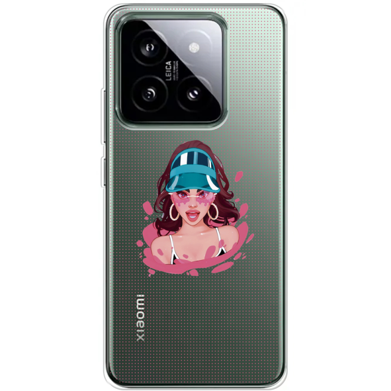 Прозрачный чехол BoxFace Xiaomi 14 Pro Selena Gomez