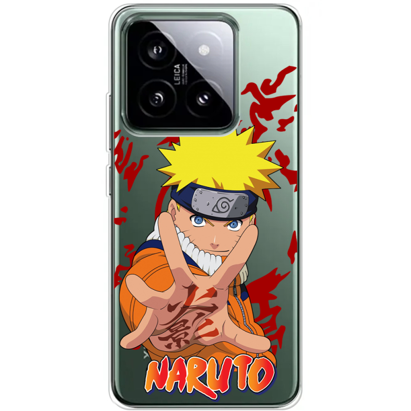 Прозрачный чехол BoxFace Xiaomi 14 Pro Naruto