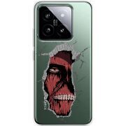 Прозрачный чехол BoxFace Xiaomi 14 Pro Нападение Титана