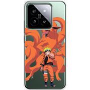 Прозрачный чехол BoxFace Xiaomi 14 Pro Naruto and Kurama
