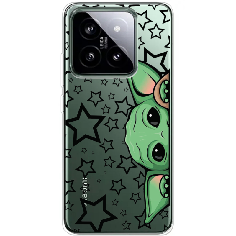 Прозрачный чехол BoxFace Xiaomi 14 Pro Baby Yoda