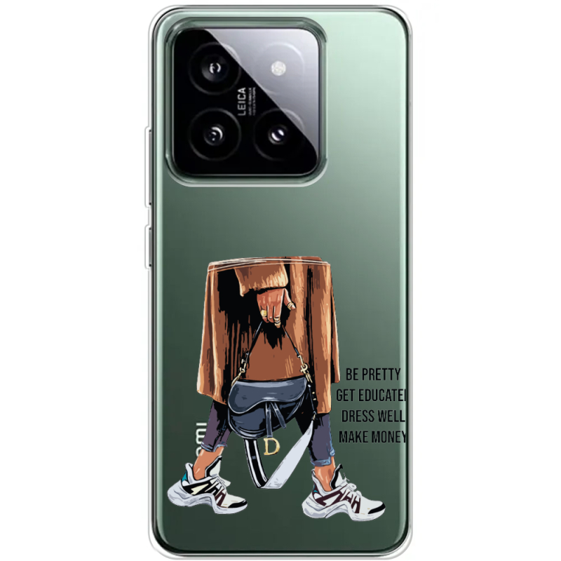 Прозрачный чехол BoxFace Xiaomi 14 Pro Motivation