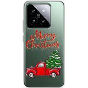 Прозрачный чехол BoxFace Xiaomi 14 Pro Holiday Car