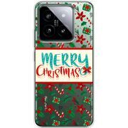 Прозрачный чехол BoxFace Xiaomi 14 Pro Vintage Christmas Pattern