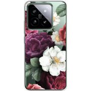 Прозрачный чехол BoxFace Xiaomi 14 Pro Floral Dark Dreams