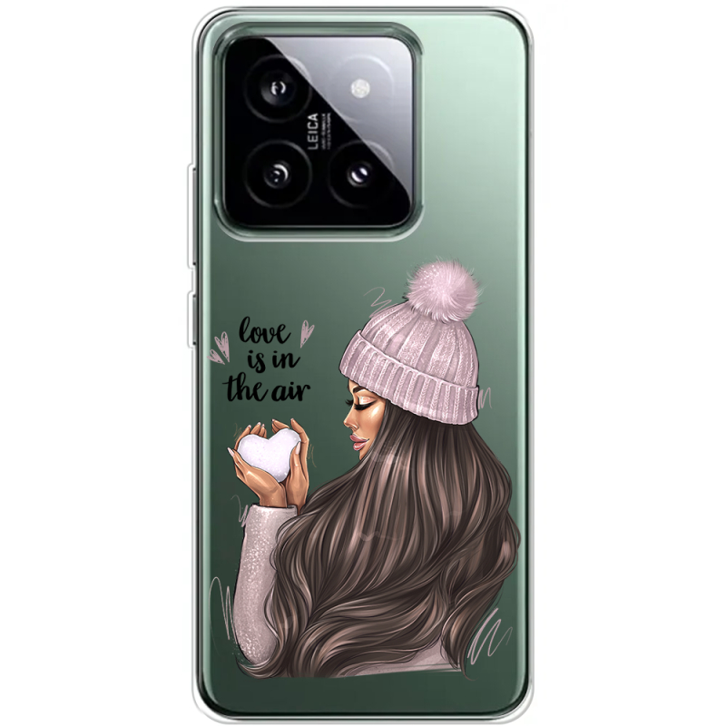 Прозрачный чехол BoxFace Xiaomi 14 Pro love is in the air