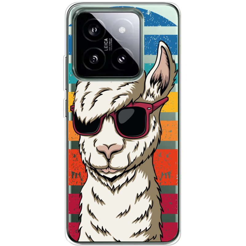 Прозрачный чехол BoxFace Xiaomi 14 Pro Стильна Лама