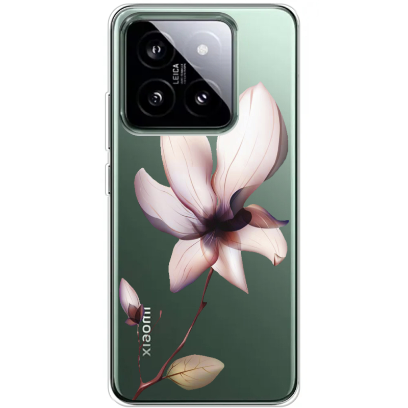 Прозрачный чехол BoxFace Xiaomi 14 Pro Magnolia