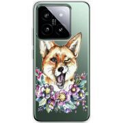 Прозрачный чехол BoxFace Xiaomi 14 Pro Winking Fox