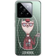 Прозрачный чехол BoxFace Xiaomi 14 Pro Good Morning