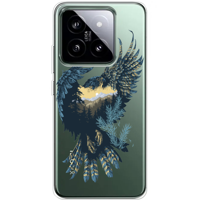 Прозрачный чехол BoxFace Xiaomi 14 Pro Eagle