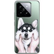 Прозрачный чехол BoxFace Xiaomi 14 Pro Husky