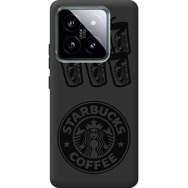 Черный чехол BoxFace Xiaomi 14 Pro Black Coffee