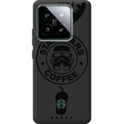 Черный чехол BoxFace Xiaomi 14 Pro Dark Coffee