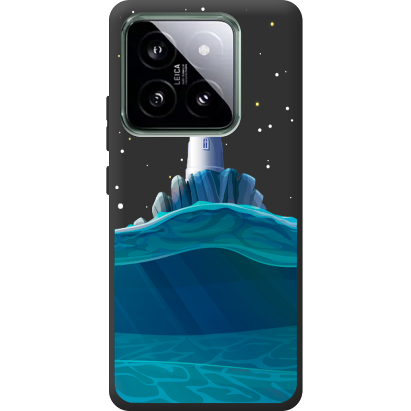 Черный чехол BoxFace Xiaomi 14 Pro Lighthouse