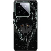 Черный чехол BoxFace Xiaomi 14 Pro Wolf