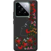 Черный чехол BoxFace Xiaomi 14 Pro 3D Ukrainian Muse