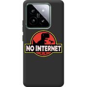 Черный чехол BoxFace Xiaomi 14 Pro No Internet