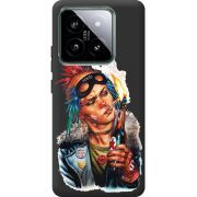 Черный чехол BoxFace Xiaomi 14 Pro Tanker Girl