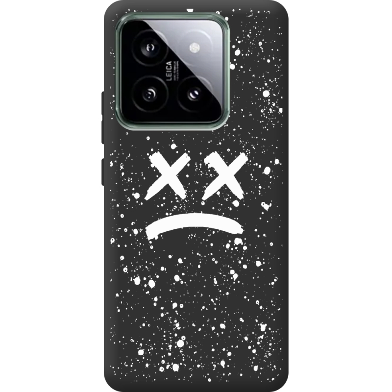 Черный чехол BoxFace Xiaomi 14 Pro Sad Way