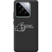 Черный чехол BoxFace Xiaomi 14 Pro Pew Pew