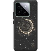 Черный чехол BoxFace Xiaomi 14 Pro Moon