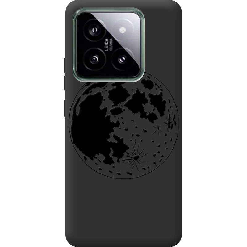 Черный чехол BoxFace Xiaomi 14 Pro Planet