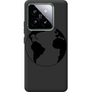 Черный чехол BoxFace Xiaomi 14 Pro Earth