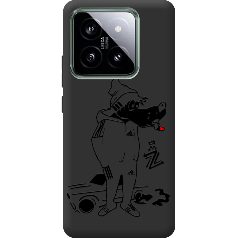 Черный чехол BoxFace Xiaomi 14 Pro 