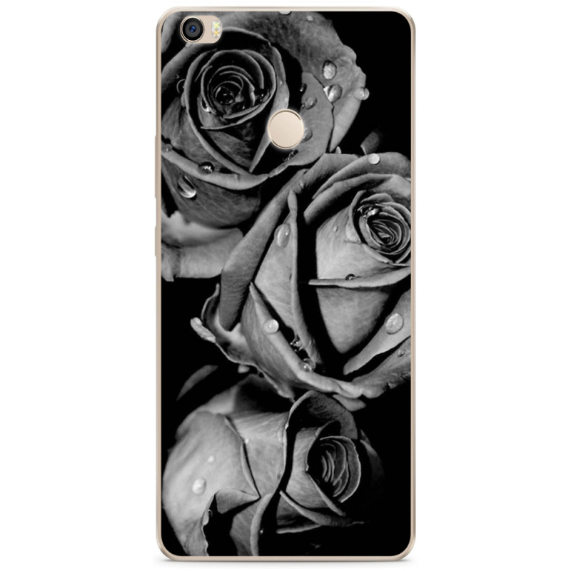 Чехол Uprint Xiaomi Mi Max 2 Black and White Roses