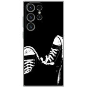 Чехол BoxFace Samsung Galaxy S24 Ultra Black Sneakers