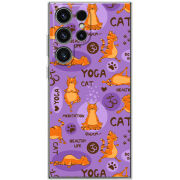 Чехол BoxFace Samsung Galaxy S24 Ultra Yoga Cat