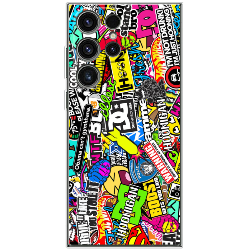 Чехол BoxFace Samsung Galaxy S24 Ultra Multicolored Inscriptions