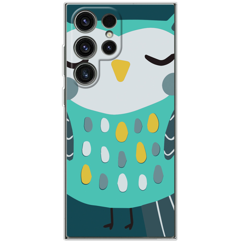 Чехол BoxFace Samsung Galaxy S24 Ultra Green Owl