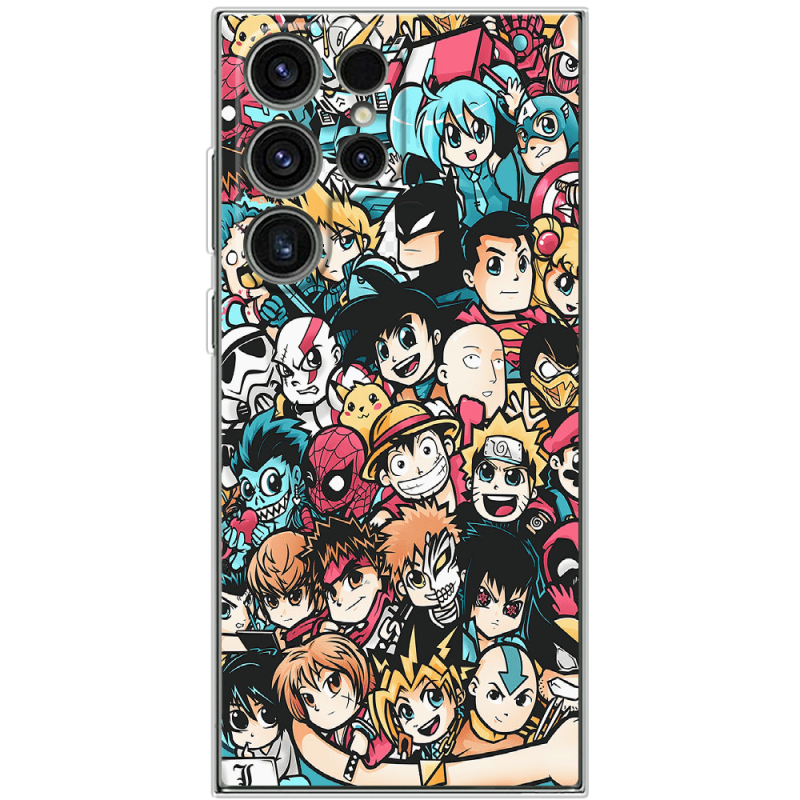 Чехол BoxFace Samsung Galaxy S24 Ultra Anime Stickers