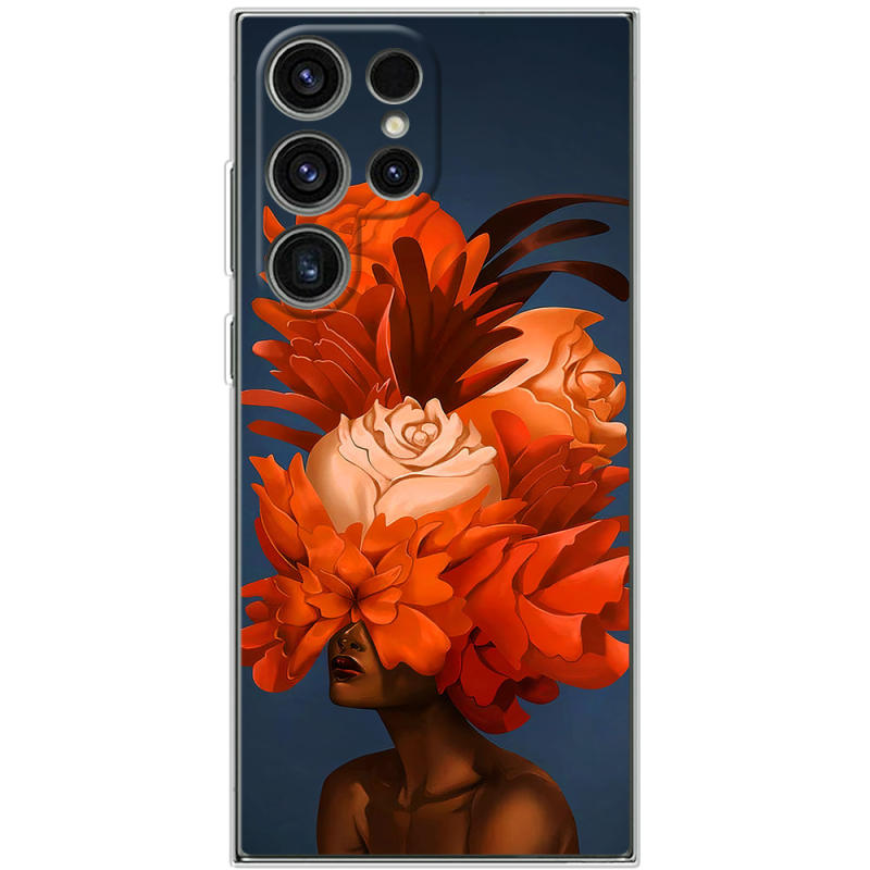 Чехол BoxFace Samsung Galaxy S24 Ultra Exquisite Orange Flowers