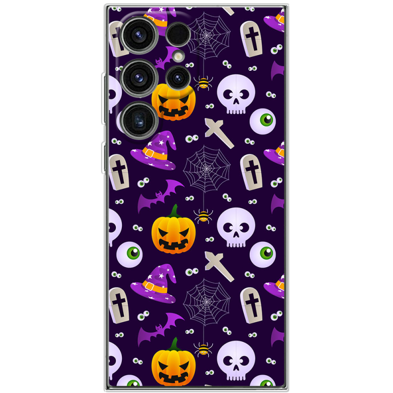 Чехол BoxFace Samsung Galaxy S24 Ultra Halloween Purple Mood