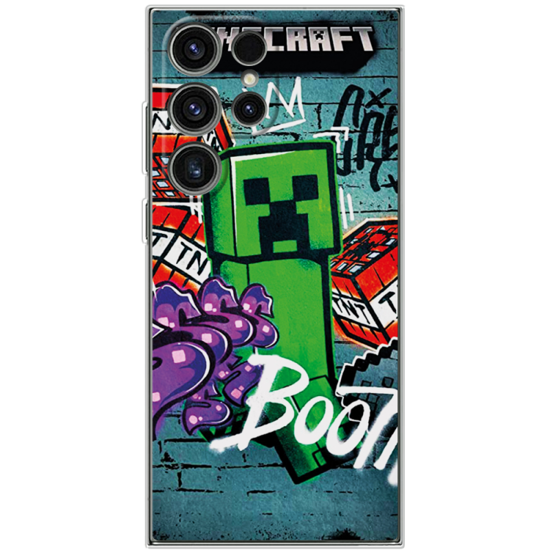 Чехол BoxFace Samsung Galaxy S24 Ultra Minecraft Graffiti