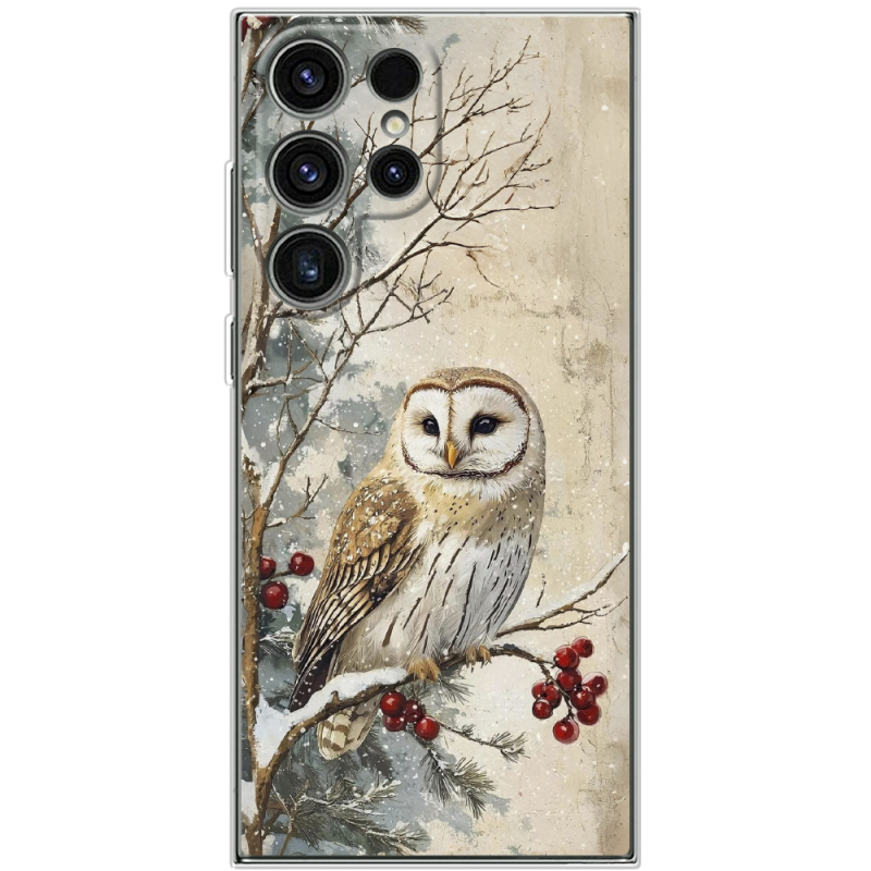 Чехол BoxFace Samsung Galaxy S24 Ultra Christmas Owl